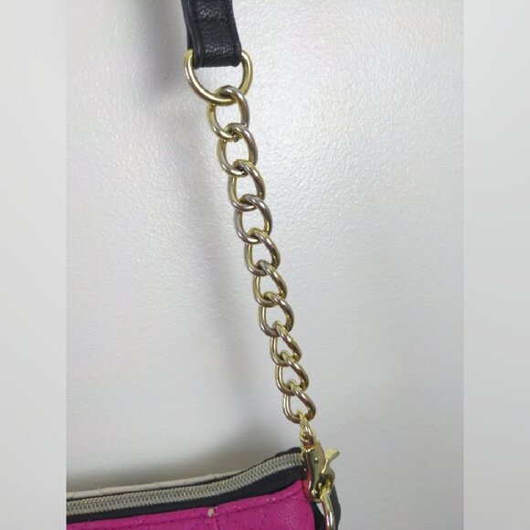 Betsey Johnson Womens Pink Quilted Shoulder Bag - Picture 10 of 14